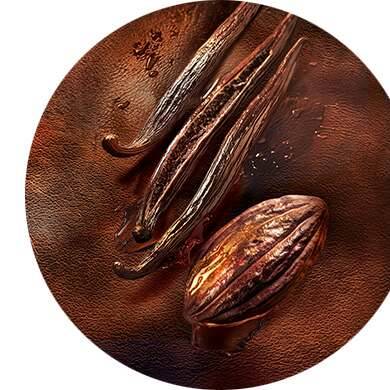 Vanilj, kakao, kaffe