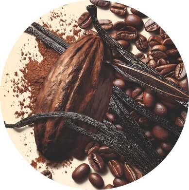 Vanilj, kakao, kaffe