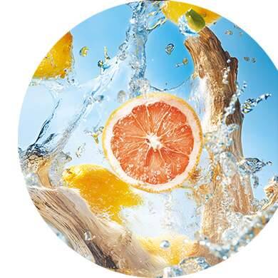 Citron, grapefrukt, cederträ