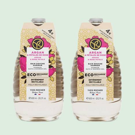 DuoDeal eco-refill duschgel Argan & Ros