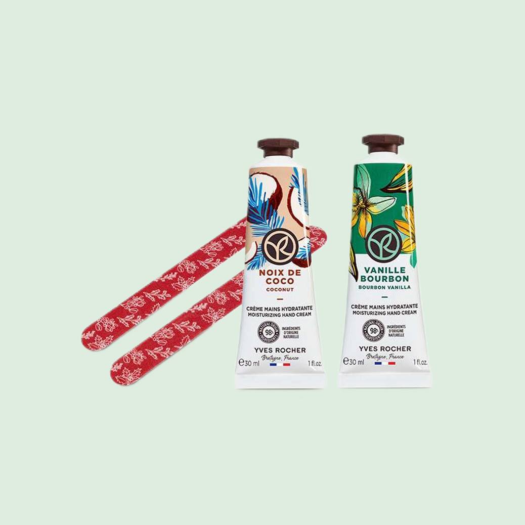 Trio för händer & naglar – Bourbonvanilj & Kokos