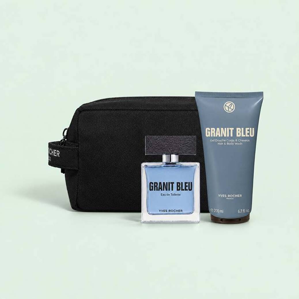 Doftrutin & Necessär – Granit Bleu