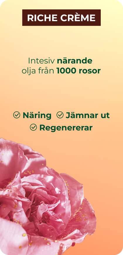 riche creme olja rosor