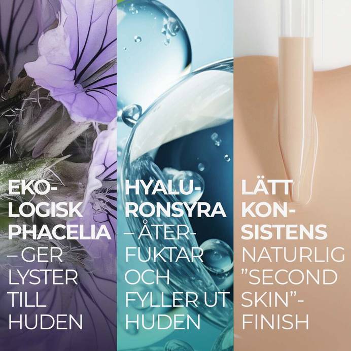 Serumfoundation för ökad lyster