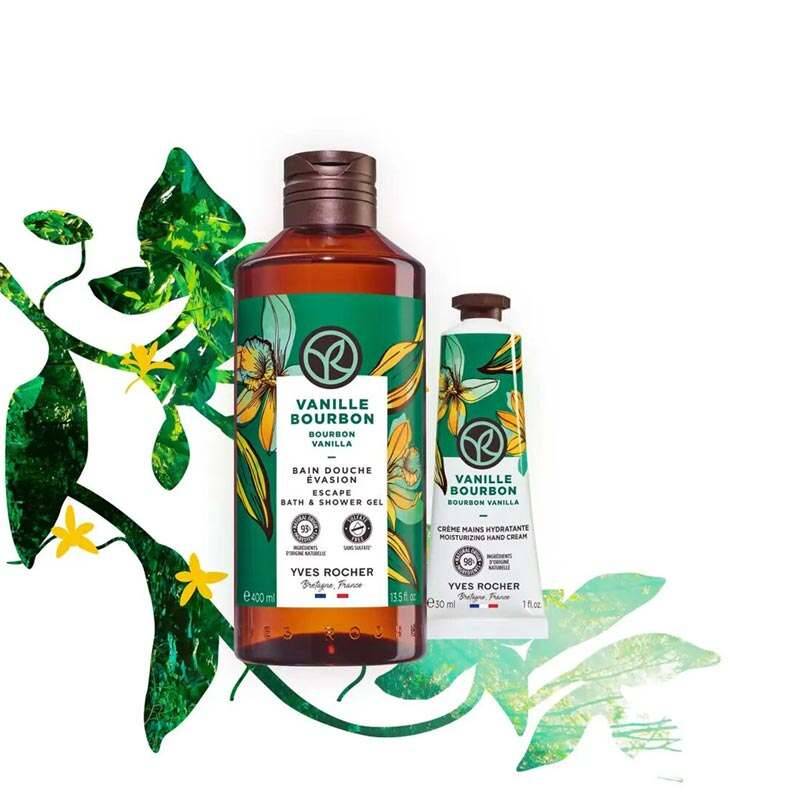 Bourbon Vanilla Bath and shower gel with hand cream by Yves Rocher