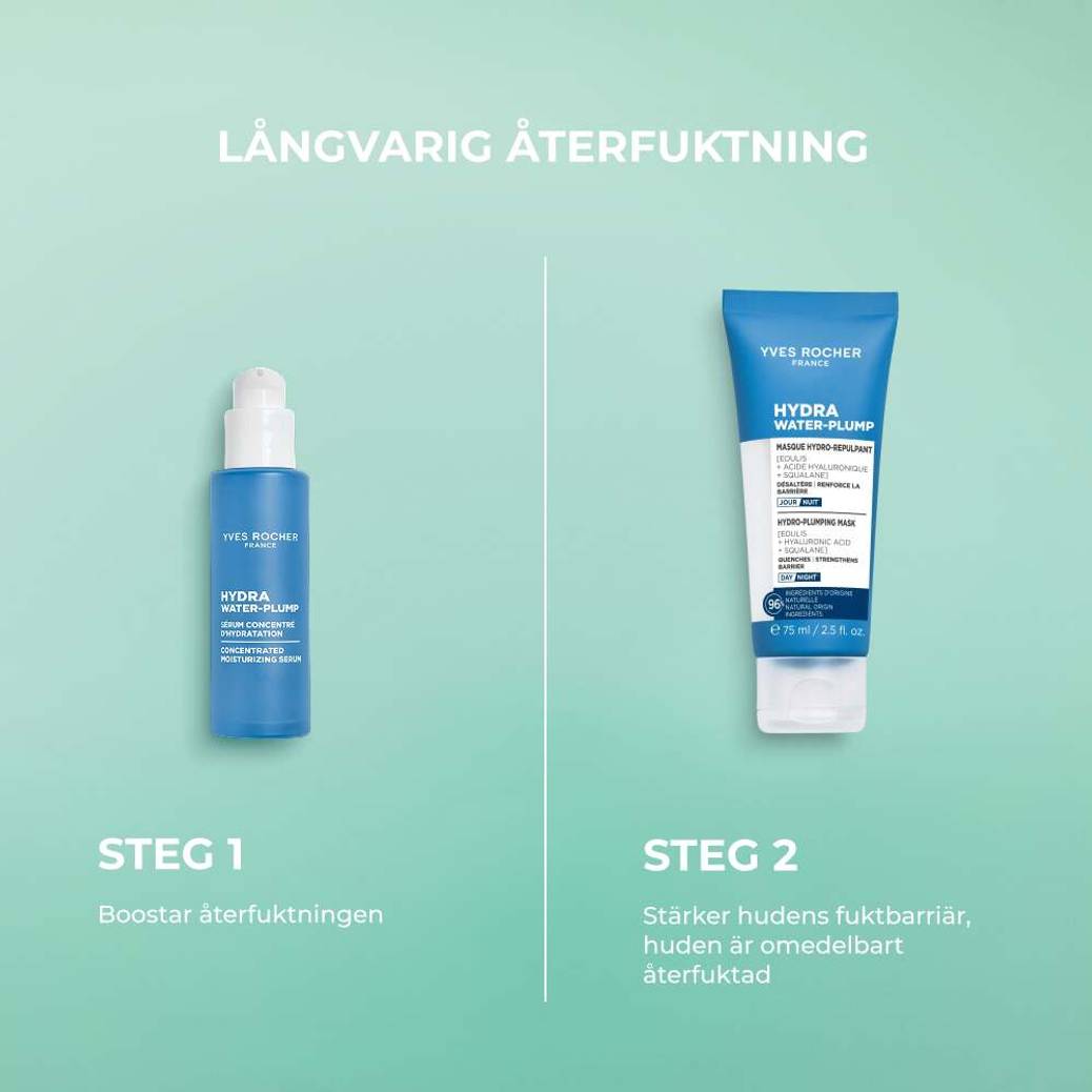 Uppstramande och återfuktande mask