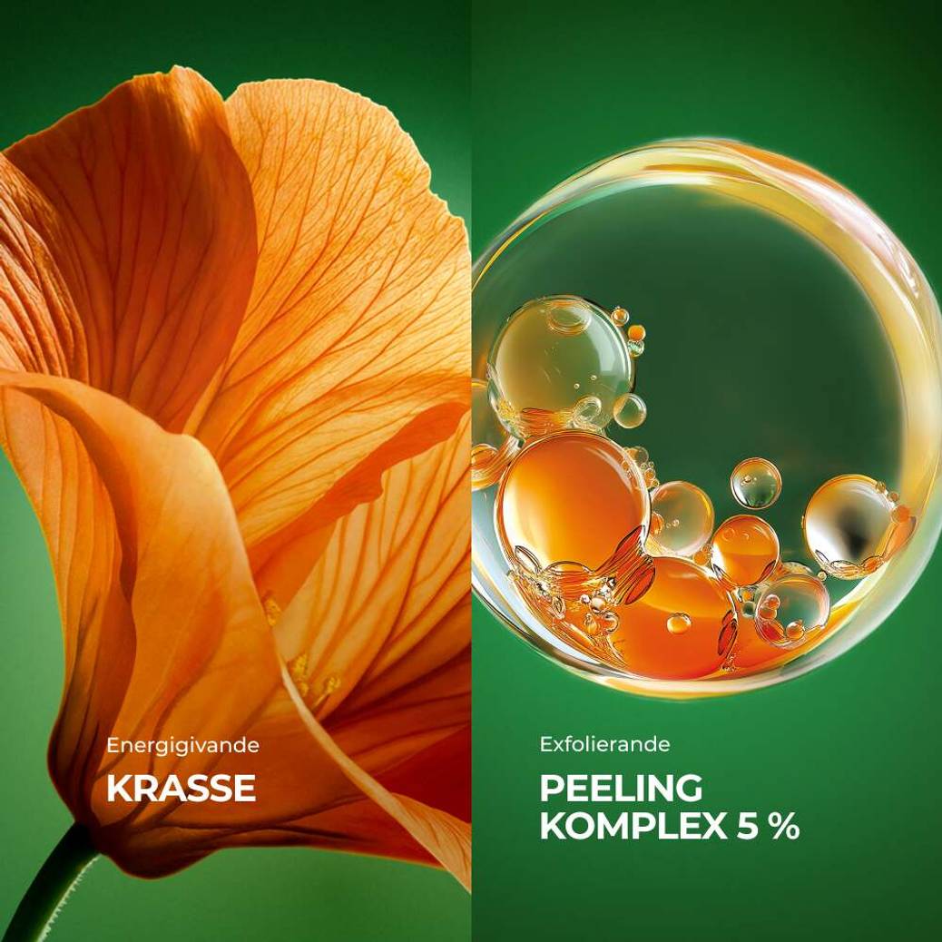 Lystergivande peelingmask