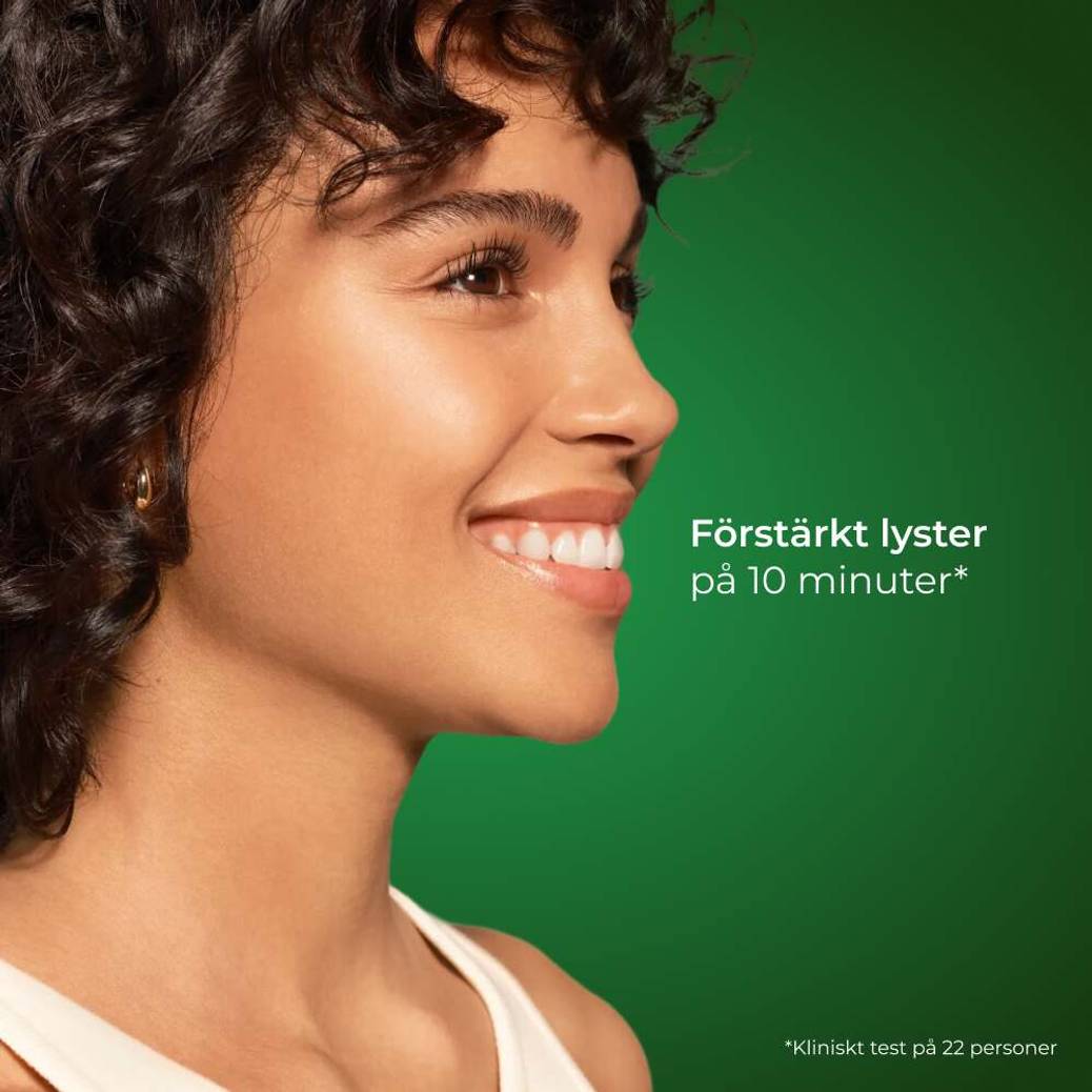 Lystergivande peelingmask